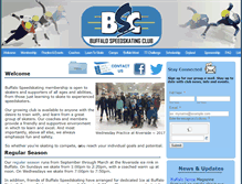 Tablet Screenshot of buffalospeedskating.org